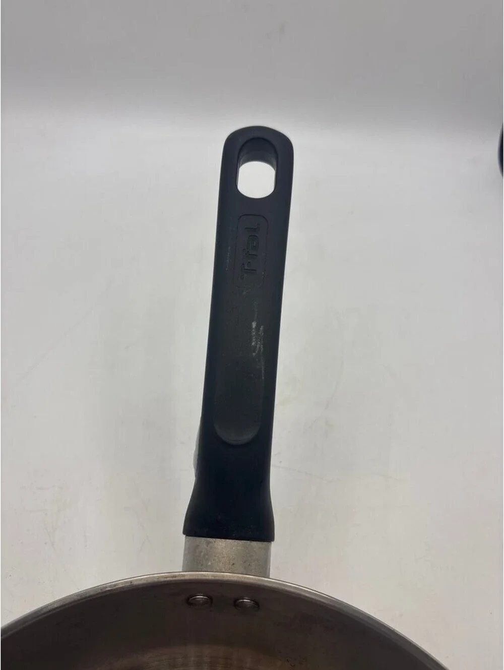 T-fal Stainless Steel Frying Pan with Black Handle